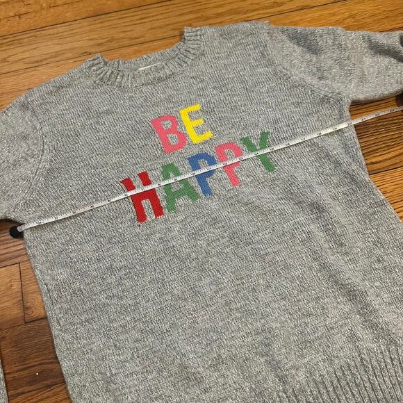 Be Happy Grey sweater - Picture 6 of 6